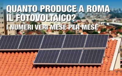 Blog Equadro 3 Quanto produce davvero un impianto fotovoltaico a Roma? I numeri veri, mese per mese